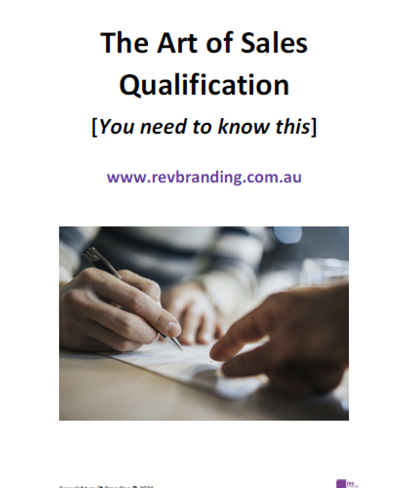 Art of Sales Qualification Free Download